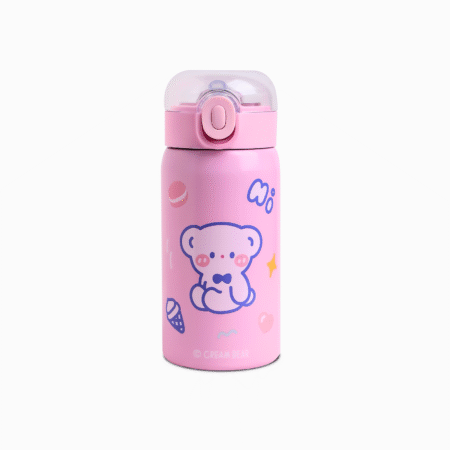 HOSTA 350 ml Baby Pink Vacuum Insulated Kids Water Bottle